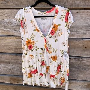 Torrid Plus Size 1X Floral Top NWT